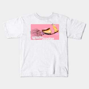 Witch Scooter Kids T-Shirt